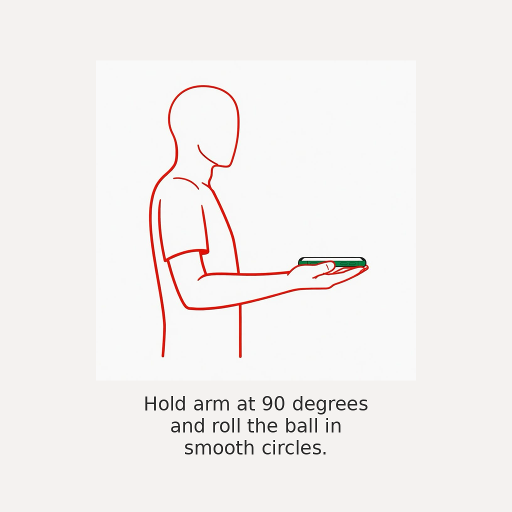 Control test: drawing smooth circular wrist movements